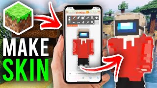 How To Make A Minecraft Skin On Mobile  Full Guide [upl. by Adneral]