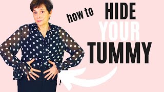 How To Hide A Tummy Instantly Over 50  Style Dos amp Donts [upl. by Yendis928]