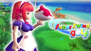 Super Swing Golf aka PangYa Golf with Style  Nintendo Wii [upl. by Enoitna]