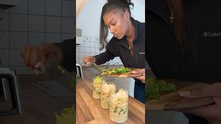 Mealprep Pasta Salat🥹🍝✨ Perfekt für die MITTAGSPAUSE mealprep pasta salat arbeit rezept [upl. by Ettennaj]