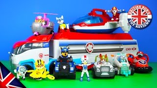 Paw Patrol Toys  Paw Patroller Paw Patrol Air Rescue Pups amp The Air Patroller Plane Toy Review [upl. by Ssur775]