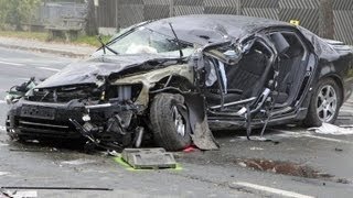 NEW 2013 RARE FOOTAGE  BAD Car Crashes Caught on Camera  OUCH [upl. by Calandra]