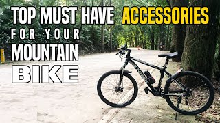 Top Must Have Accessories For Your MTB ft Trinx M100 [upl. by Vassell]