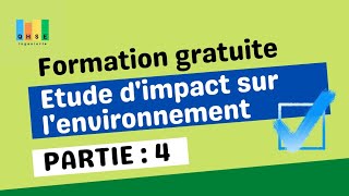 Formation étude dimpact sur lenvironnement EIE 4 [upl. by Liberati]