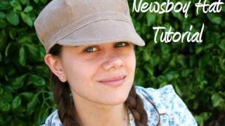 Newsboy Hat How to With FREE Pattern  Whitney Sews [upl. by Mika]