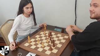 A Moskvina 1602 vs Moncler 1892 Chess Fight Night CFN Blitz [upl. by Liliane]