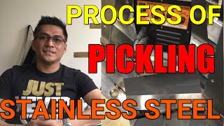 PROCESS OF PICKLING STAINLESS STEEL [upl. by Hau]