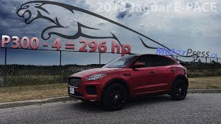 2018 Jaguar EPace S P300 RDynamic AWD  Review [upl. by Sicnarf]