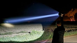 ACEBEAM K75 MONSTER FLASHLIGHT TURBO MODE 25KM 🔥 [upl. by Nevs771]