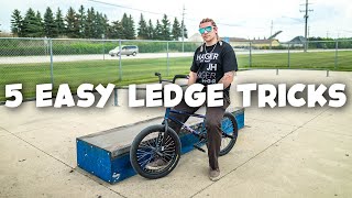 5 Easy BMX tricks Ledge [upl. by Emmy]