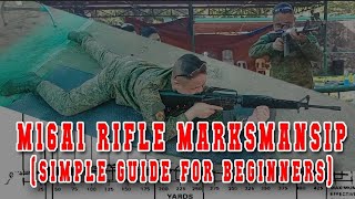 M16A1 Rifle Marksmanship Fundamentals for new soldiers [upl. by Manaker]