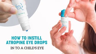 How to instill Atropine eye drops [upl. by Atalanta]