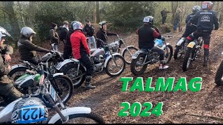 TALMAG 2024  Classic Motorcycle Trial Part 2  AJS BSA MATCHLESS NORTON ROYAL ENFIELD TRIUMPH [upl. by Feilak]