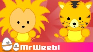 Kenya Where Can You See Lions  animated music video  MrWeebl [upl. by Carder]