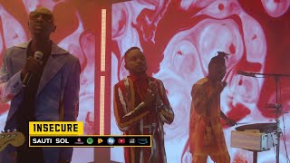 Sauti Sol  Insecure Live Album Performance [upl. by Syxela]