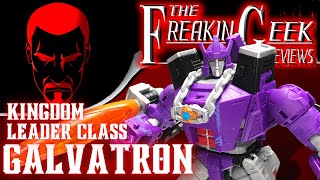 Kingdom Leader GALVATRON EmGos Transformers Reviews N Stuff [upl. by Yeslah]