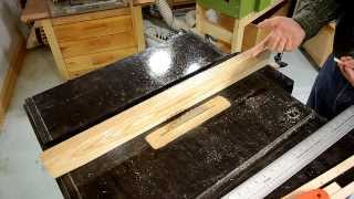 Effects of table saw misalignment and kickback [upl. by Tempest]