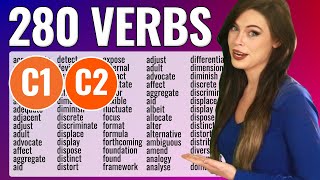 280 Verbs Every ADVANCED Learner Needs to Know 🇬🇧🇺🇸 Part 9 [upl. by Tybald]