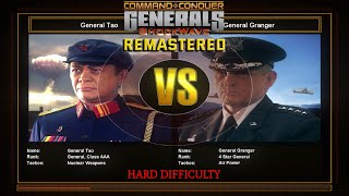 Nuke Challenge 7 VS Air Force  Hard Difficulty  CampC Generals Shockwave Remastered [upl. by Ignace290]