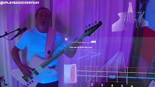 The Guns Of Brixton by The Clash on Bass Rocksmith [upl. by Nichola]