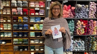 Wrap  Tuch  Stola aus Merinowolle stricken [upl. by Curley43]