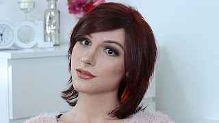 Makeup amp Hair Makeover for a transgender girl  Adela Manolache [upl. by Novaat]