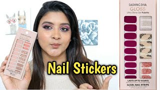 DIY  How to Apply Nail Stickers Perfectly Sheetal Verma [upl. by Sugden772]