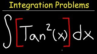 Integral of tan2x [upl. by Aihseyn]