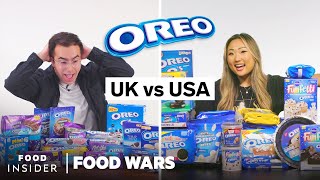 US vs UK Oreos  Food Wars [upl. by Calandria]