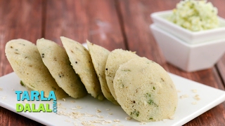 Oats Rava Idli South Indian Breakfast Recipe by Tarla Dalal [upl. by Malissia89]