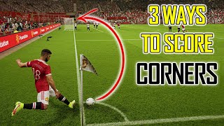 eFootball 2023 Corner Kicks Tutorial  HD [upl. by Arakahs]