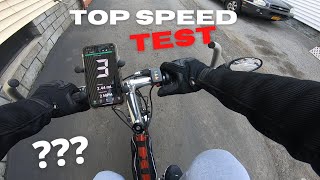 Electric Bike Top Speed Test 1000w Motor [upl. by Ainivad398]