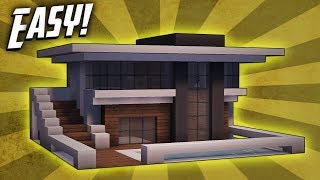 Minecraft How To Build A Small Modern House Tutorial 9 [upl. by Verity]