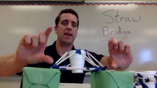 Straw Bridge STEM Activity [upl. by Wilona50]