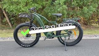 1000W Powerful Fat Ebike with Bafang Mid Motor [upl. by Khosrow]