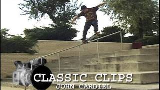 John Cardiel Skateboarding Classic Skate Clips 5 [upl. by Kirred]