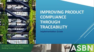 ASBN Webinar Improving Product Compliance Through Traceability QampA Panel [upl. by Nuhsar]