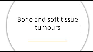 MSS  Pathology  Bone and soft tissue tumors  lec 6 [upl. by Bertila]