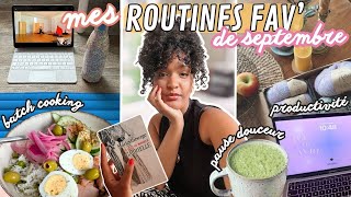 🌟 Mes Routines De Septembre  Une Rentrée Sereine Productive et surtout  dans la JOIE  💞 [upl. by Nsaj]