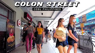 🐵HD CEBU 🇵🇭  EXPLORING CEBU’S HISTORICAL COLON STREET ON FOOT  June 2023 Update [upl. by Ydur]