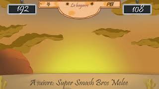 La bagarre Super smash bros melee  10 man melee versus [upl. by Aisatana]