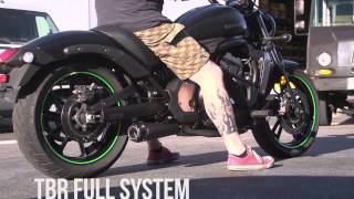 Two Brothers Racing  2015 Kawasaki Vulcan S TBR Full Exhaust System [upl. by Eberhard]