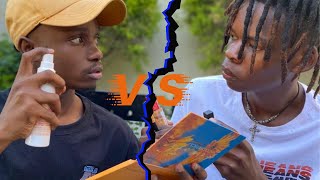 Tsoanieskits vs Okaycedric  Face Beat challenge Hilarious [upl. by Netloc]