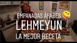 Empanadas ÁRABES  LEHMEYUN  La Receta original ARMENIA [upl. by Ljoka223]