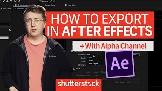 How to Export in After Effects  Motion Graphics Tutorials [upl. by Selima608]