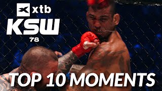 Najciekawsze momenty gali XTB KSW 78  TOP 10 Moments [upl. by Parent]