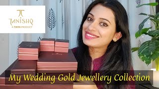 My Tanishq Wedding Gold Jewellery Collection 22k  AbhaJaiswal [upl. by Netta582]