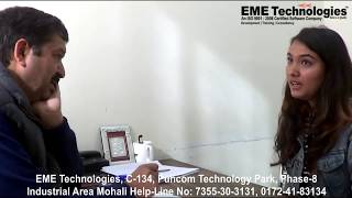 CGC Landran Student HR Interview  Technical Interview  EME Technologies [upl. by Idleman]