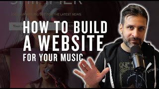 How to Build a Website for Your Music  TUTORIAL [upl. by Lyn]