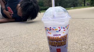 New McDonald’s Grimace Shake Review [upl. by Etnuhs]